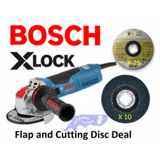 Bosch X-LOCK Flap and Cutting Disc Special Offer 